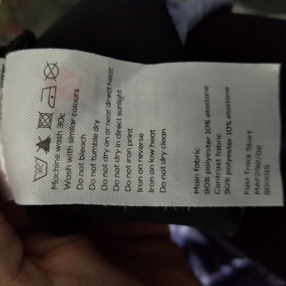 ZAKTI | stretch athletic skort skirt/shorts - Picture 4 of 6